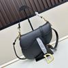 2026 Women's Trendy Palm Grain Shoulder & Crossbody Saddle Bag