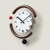 Creative Wall Clock Entrance Hall Wall Watch Living Room Round Silence Swing Clocks Modern Bedroom Decorative Accessories