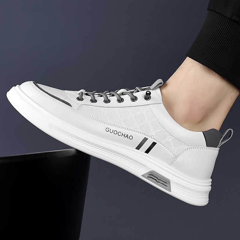 Fashion Round Nose Appearance Increases Designer Boots Men Skateboarding Men's Sneakers 44 Men's Large Size Shoes Sports