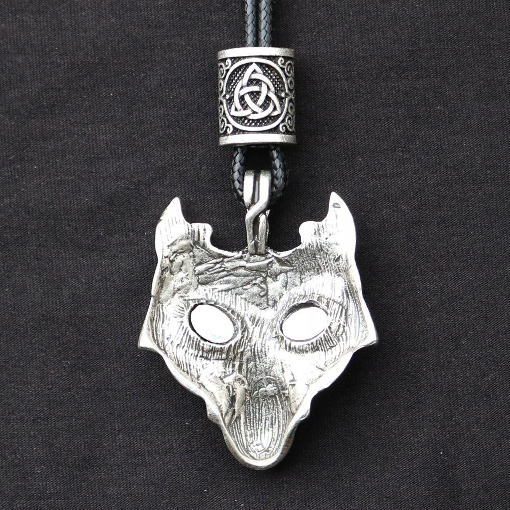 Viking Necklace Runes Valknut Aegishjalmur 130