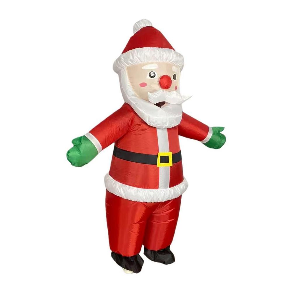 Cross-border Cartoon Santa Claus Inflatable Costume for Christmas Party Cosplay