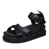 Fashion Women's Sandals 2025 New Platform Sandal Peep Toe Metal Buckle Stitch Roman Sandal Large Size Trend Casual Sport Women's Sandals