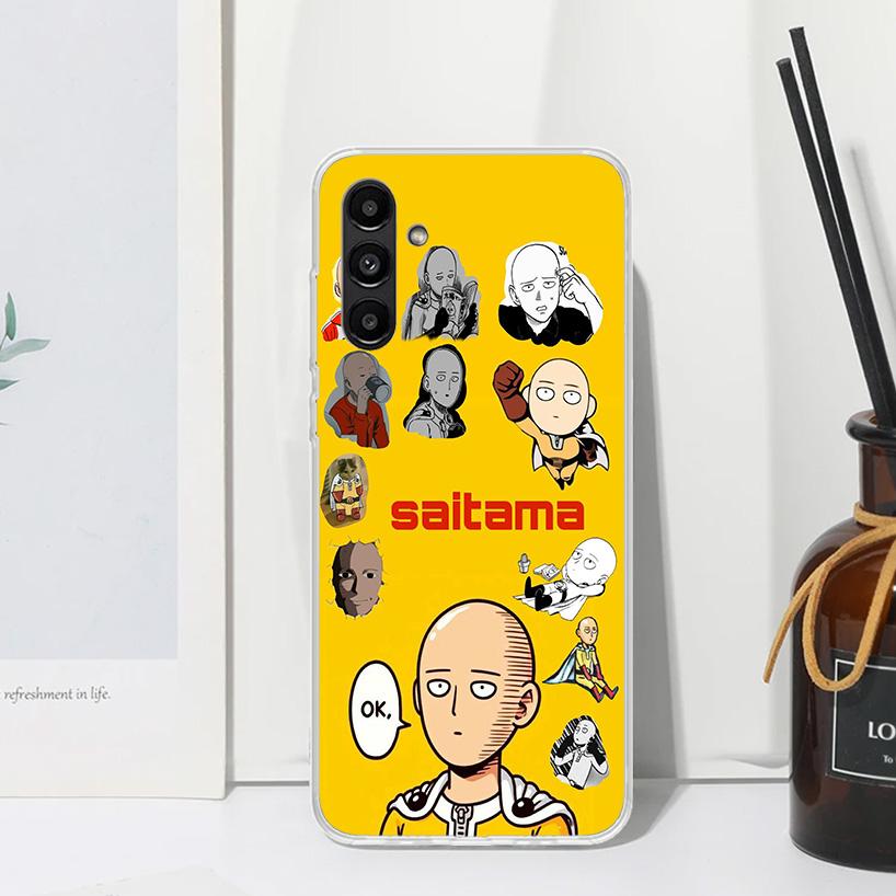 One P-Punch-Man Saitama King Phone Case For Samsung Galaxy A17 A37 A57 A16 A26 A36 A56 A15 A25 A35 A55 A14 A24 A34 A54 A13 A23 A