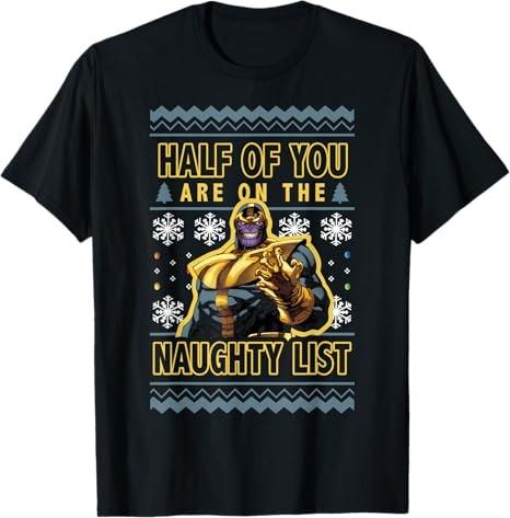 Holiday Christmas Thanos TShirt Unisex3 S