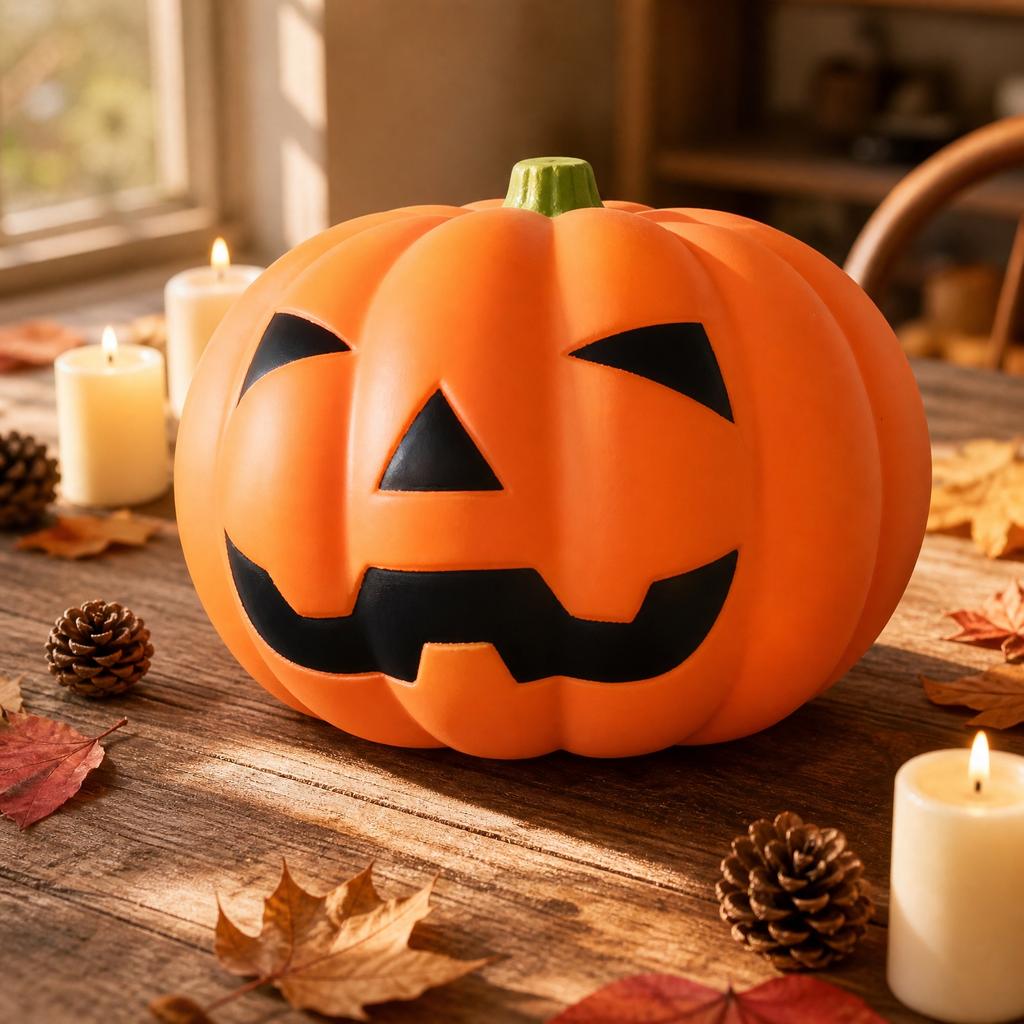Großes langsames Rückprall-Kürbisspielzeug Halloween-Thema Stressabbau Weiches Quetsch-Dekor für Zuhause Büro Schule Party