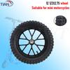 Hochwertiges Kinder-Minimotorrad 12 1/2X2.75 Hinterrad Luftreifen Schlauch Felge Auto Aluminiumrad
