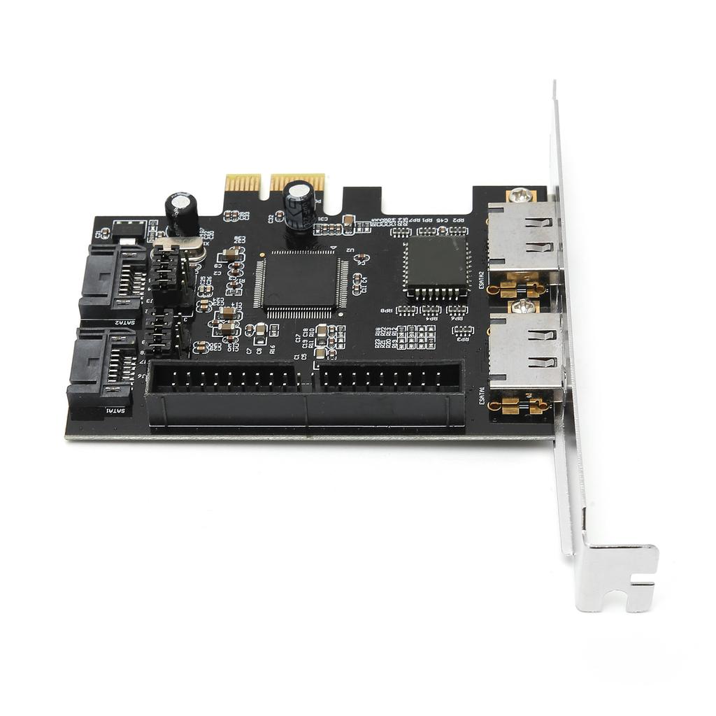 Adapter Card PCIe To SATA ESATA IDE PCB Network Converter Computer Hardware with Driver CD