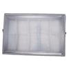Flatware Utensil Storage Case Silverware Storage Box with Dividers 5 Compartment Flatware Storage Case with Handles