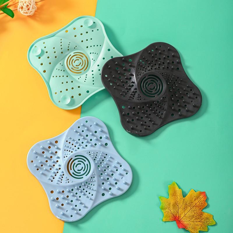 Filtru chiuveta de bucatarie Scurgere chiuveta Filtru de par plasa baie silicon par anti-infundare Ventuza capac de scurgere de pardoseala