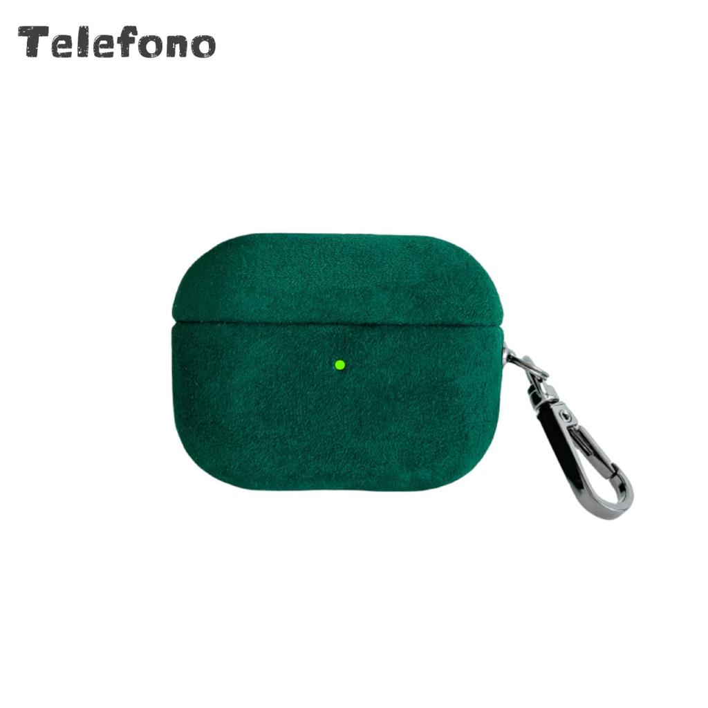 Suede Texture Protective Case for Apple AirPods 1/2, Pro, 3rd & 4th Gen Bluetooth Earphones