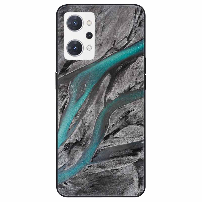 For OPPO Reno 9A 7A Case Soft TPU Fashion Marble Silicone Bumper Covers for OPPO Reno 9 A 5G CPH2523 Reno7A Protector Reno9 A