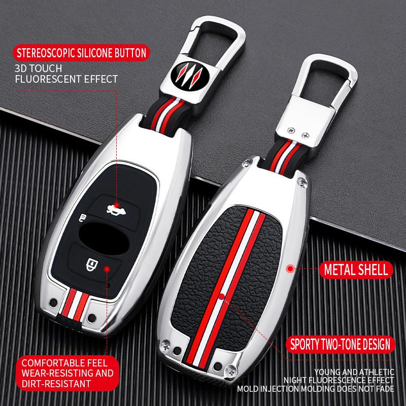 Zinc Alloy Car Remote Key Case Cover Shell Fob for Subaru Legacy XV Forester Outback BRZ SIT Interior Keychain  Accessories