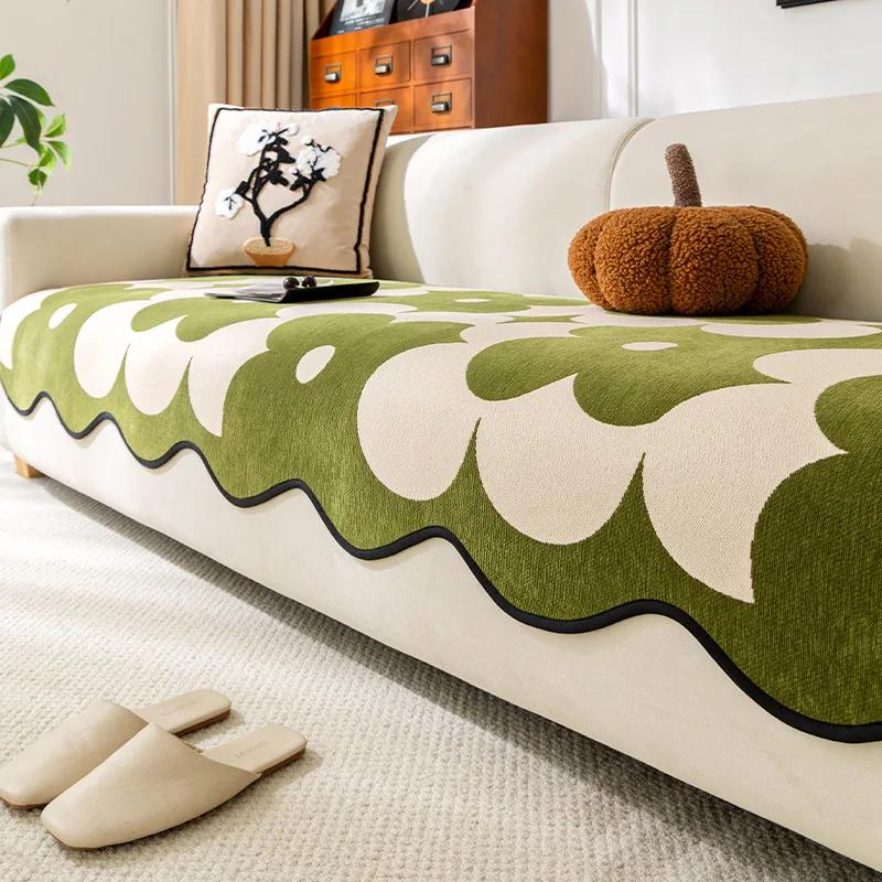 2025 New Chenille Special-shaped Sofa Cushion Four Season Universal Dustproof Sofa Classical High-end Non-slip Sofa Cover Cloth