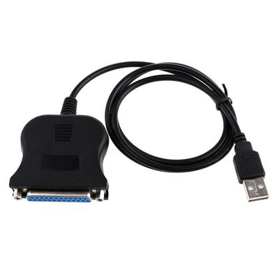 USB 2.0 til DB25 parallellskriver LPT-adapterkabel IEEE 1284 for bærbar datamaskin