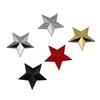 3D Metal Five-pointed Star Logo Car Fender Emblem Sticker Rear Trunk Badge Decal for Nissan Honda MINI Jaguar KIA Lexus Volvo