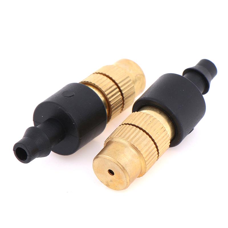 5Pcs Portable Atomizing Sprayers for 4/7mm Hose Universal Copper Misting Fog  Cooling Nozzles