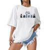 Solo Leveling Anime T-shirt Extra Large Girocollo Manica Corta Camicie alla Moda T-shirt a Manica Corta Streetwear T-shirt da Donna