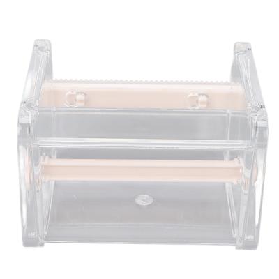 Transparenter Multi-Klebebandschneider-Spender, sichtbarer Rollenklebebandhalter für das Home Office