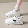 Flat-bottomed fashion little white shoes spring new love casual single shoes student lace-up women's board shoes