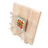 Crochet Blocking Board Wood Knitting Crochet Board for Granny Square Full Kits