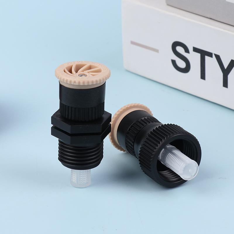 Water Sprinkler 1/2 Inch Thread Plastic 0-360 Degrees Adjustable Farm Garden Lawn Watering Irrigation Nozzle Male/Female Wire