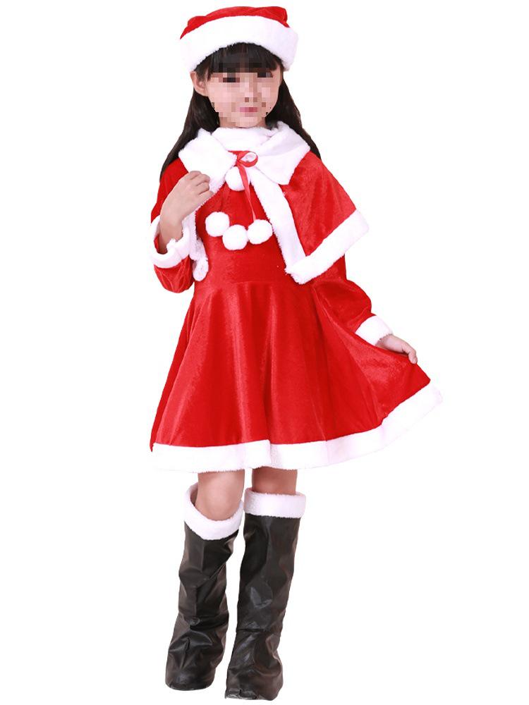 Kinder Weihnachtsmann Kostüm für Weihnachten - Jungen & Mädchen Verkleidungsoutfit