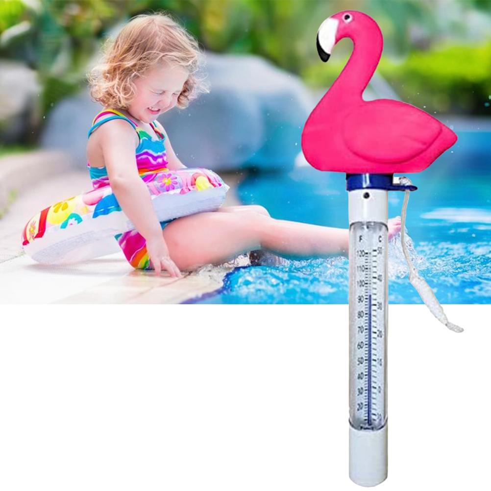 Pool Thermometer Floating Water Temperature Meter with String Swimming Pool Thermometer for Outdoor and Indoor Pools
