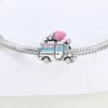 Kupfer Eiswagen Modell Perlen Original Anhänger Armband Charme Schmuck Party DIY Trendige Geschenke
