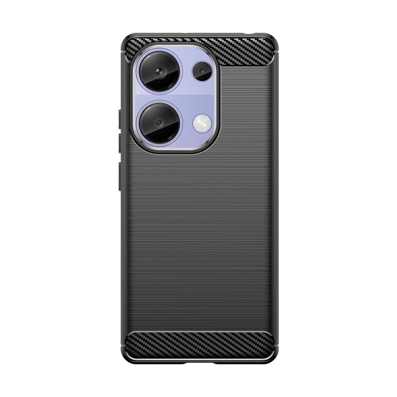 For Xiaomi Redmi Note 13 Pro 4G Case Cover Redmi Note 13 Pro 4G Capas Bumper Carbon Fiber Soft TPU Fundas Redmi Note 13 Pro Plus