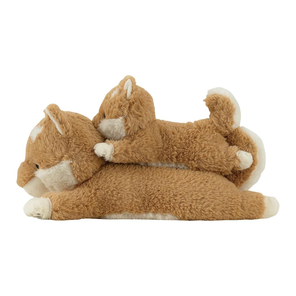 Livheart Mini Shiba Inu 30cm Flauschiges Armlehnen-Plüschkissen, (ca. lange), Spielzeug, 27108-13