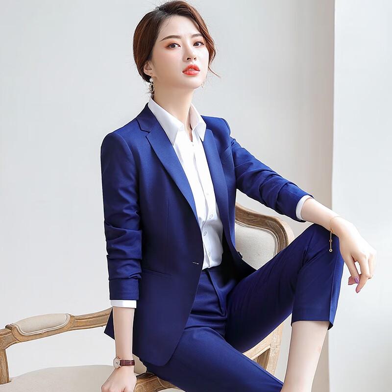 Women's Long-Sleeved Business Suit Set
