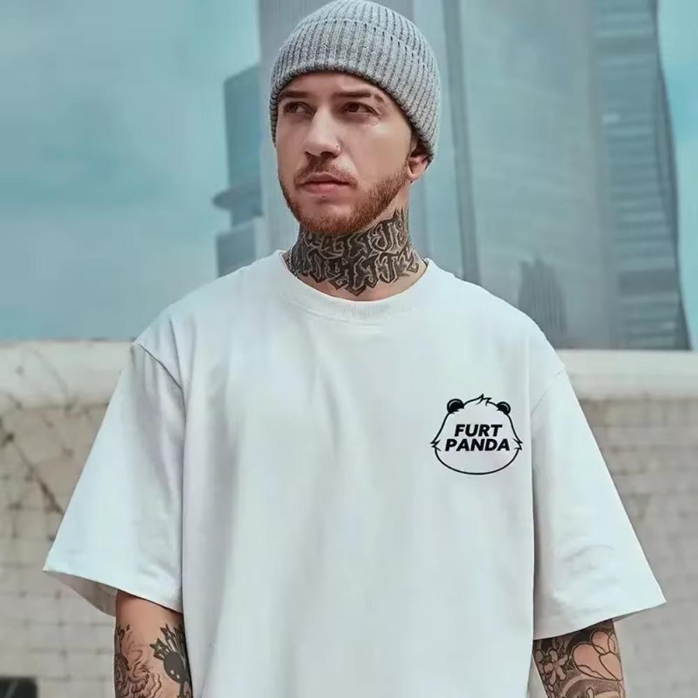 Summer New Casual Loose T-shirt Short Sleeved Men's Fashion Loose Printing Large 8XL Hip Hop Couple Wear Half Sleeve Cotton Top