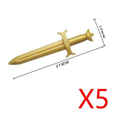MOC Building Block Medieval Solider Knight Figures Toy Weapons Accessories Sword Axe Bow Sword Ten Spear Crossbow Mini Bricks