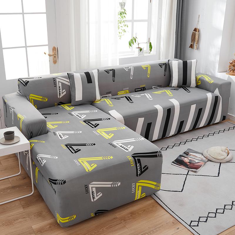 Elastic Sofa Cover High Quality Adjustable Sofas Chaise Covers Lounge Sectional Couch Corner Sofa Slipcover