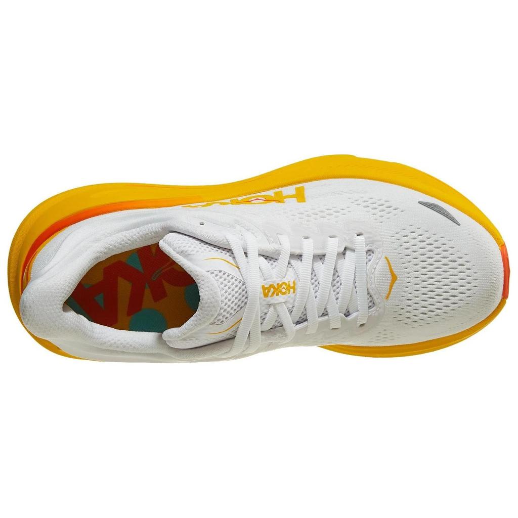 HOKA Bondi 9 Frost Sunflower Women Sneakers White 1162012-FNF