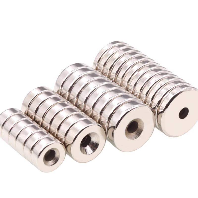 DIAIEN Countersunk Round Nickel Plated Magnet