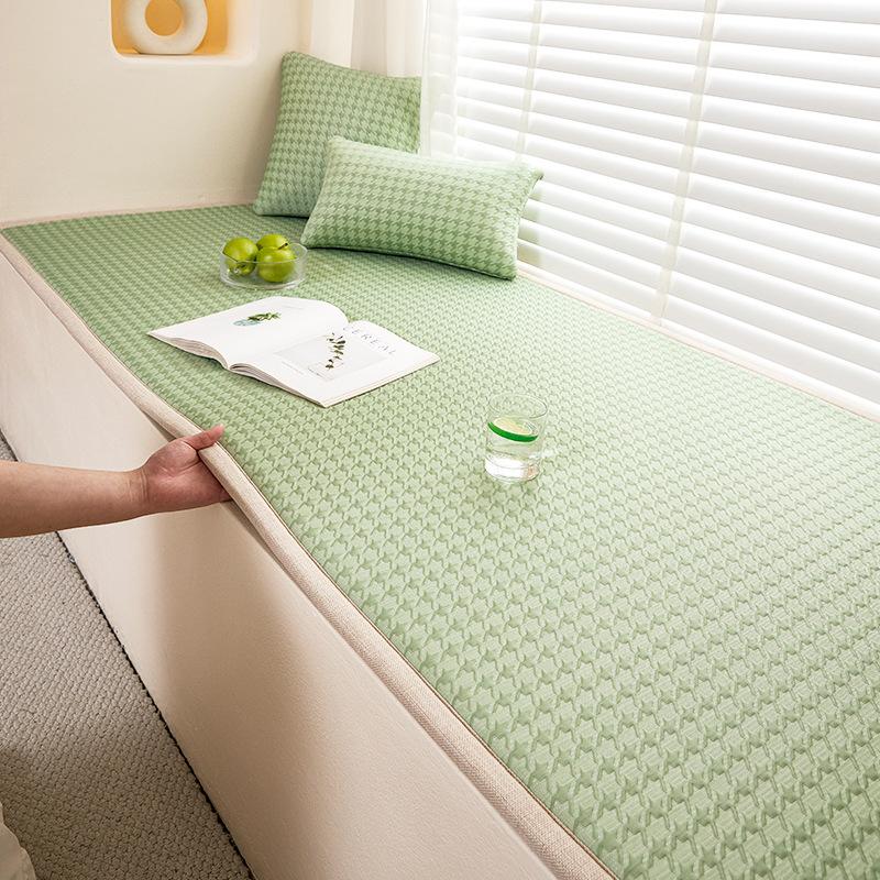 Summer Cool Doudou Bay Window Mat Window Sill Mat  New Balcony Mat Non-Slip Cold Window Sill Protective Mat