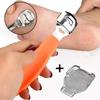 Cosmetic Tool Corn Pedicure Foot File Callous Remover with 10pcs Blades