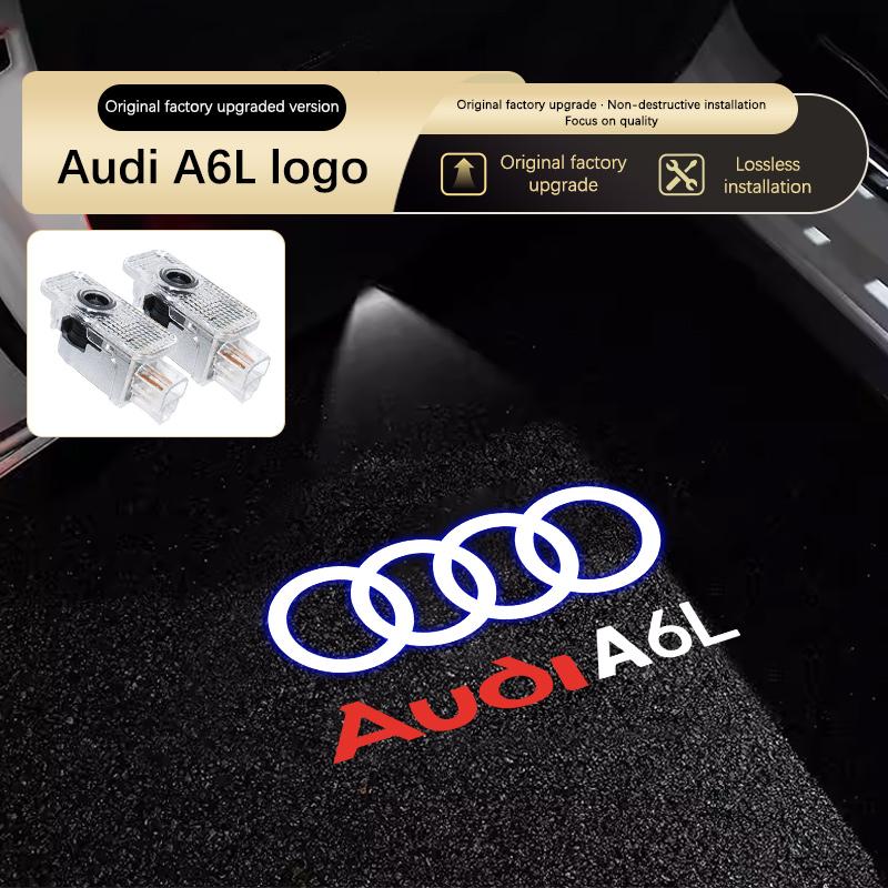 For Audi A4 B5 B6 B7B8 A1 A3 8V 8P 8L A6 C5 C6 C7 A5 A7 A8 Q3 Q5 Q7 TT S3 S6 Sline Quattro Led Car Logo Laser Welcome Door Light