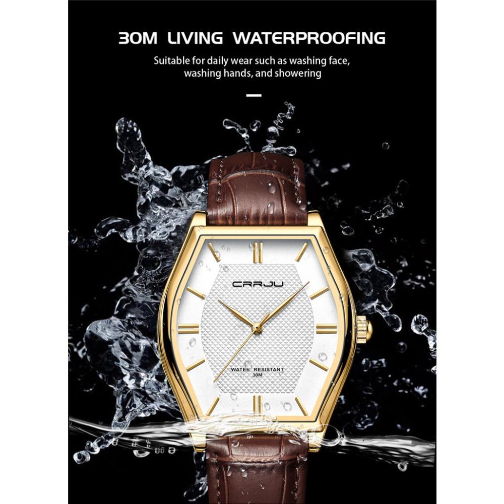 CRRJU-5020 Pasek Modny Prosty męski zegarek na co dzień Męski zegarek Osobowość biznesowa Wodoodporny