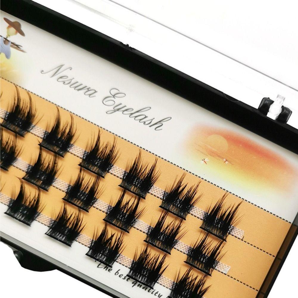 Litte Devil Cluster Eye Lashes Segment Lashes Individual Eyelashes Dramatic Thick False Eyelash