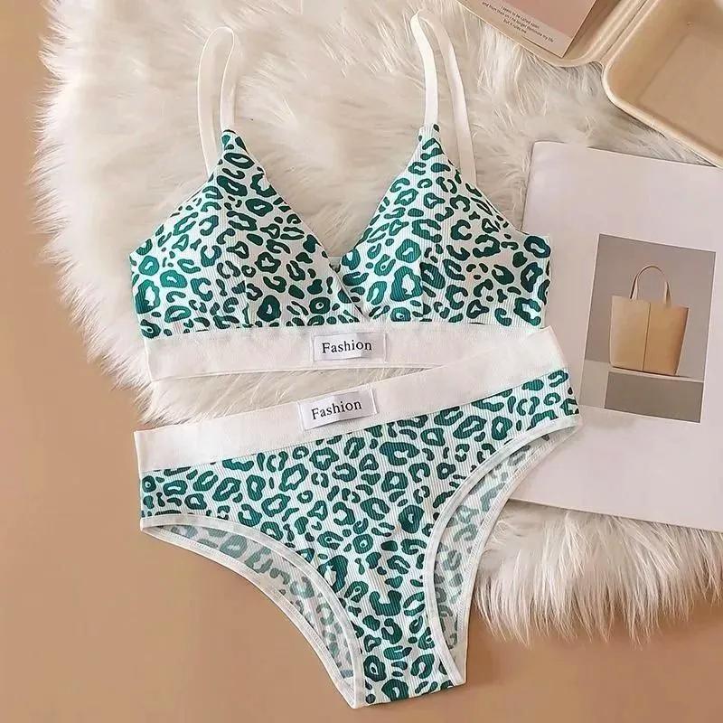 1 Set Bikini Fashion One Size High Elasticity Bra Adjustable Straps Underwear French Style Lingerie Set Sexy Multicolor