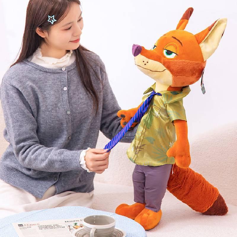 Zootopia Judy Hopps Nick Wilde Plush Toy Cute Cartoon Girl Holiday Doll Gift
