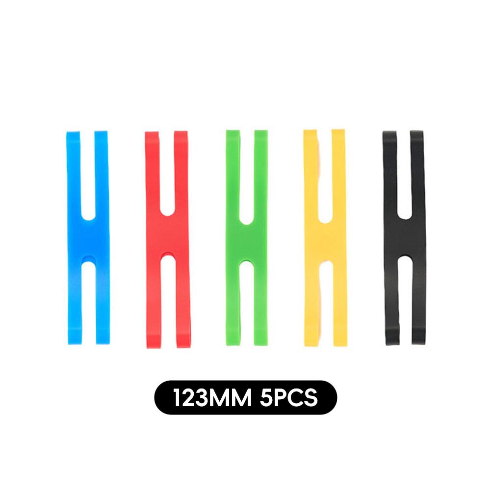 Outdoor Camping Tableware Storage H-shaped Silicone Strap Elastic Color Tie Cutlery Cross Strap Cutlery Packing Strap Camping
