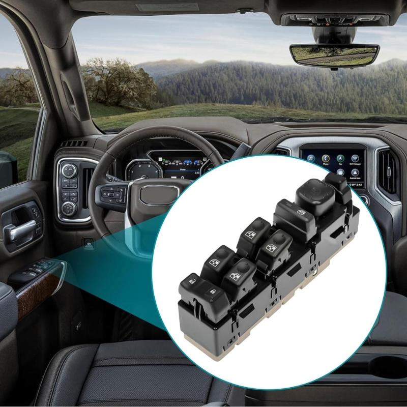 Left Side Power Window Switch Replacement Window Lifter Button for 1500 2500 WST494