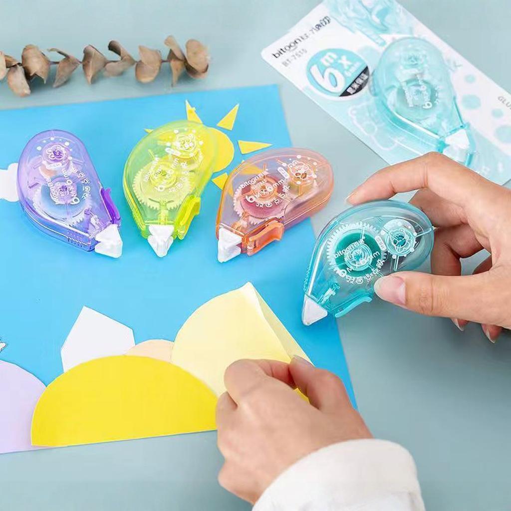 Nastro Biadesivo a Punti Colla per Fai da Te Artigianato & Scrapbooking Colore Casuale