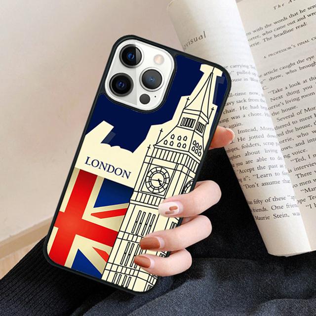 

Чехол для телефона Лондонская башня Биг-Бен для iPhone 17 Air 16 15 14 plus 11 12 13 pro max coque Оболочка Fundas iPhone 13