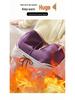 Women's High Waist Fleece Lined Woolen Warm Carrot Pants