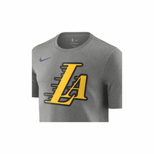 Nike NBA Kollaboration Herren Rundhals Kurzarm T-Shirt in Grau