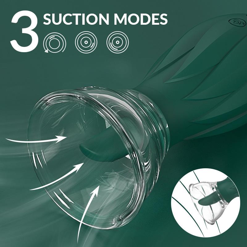 Cross-Border Clitoral Licking Suction Vibrator & Breast Massager